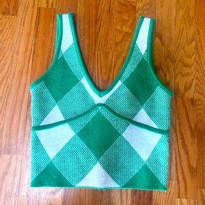 miss love sweater tank top